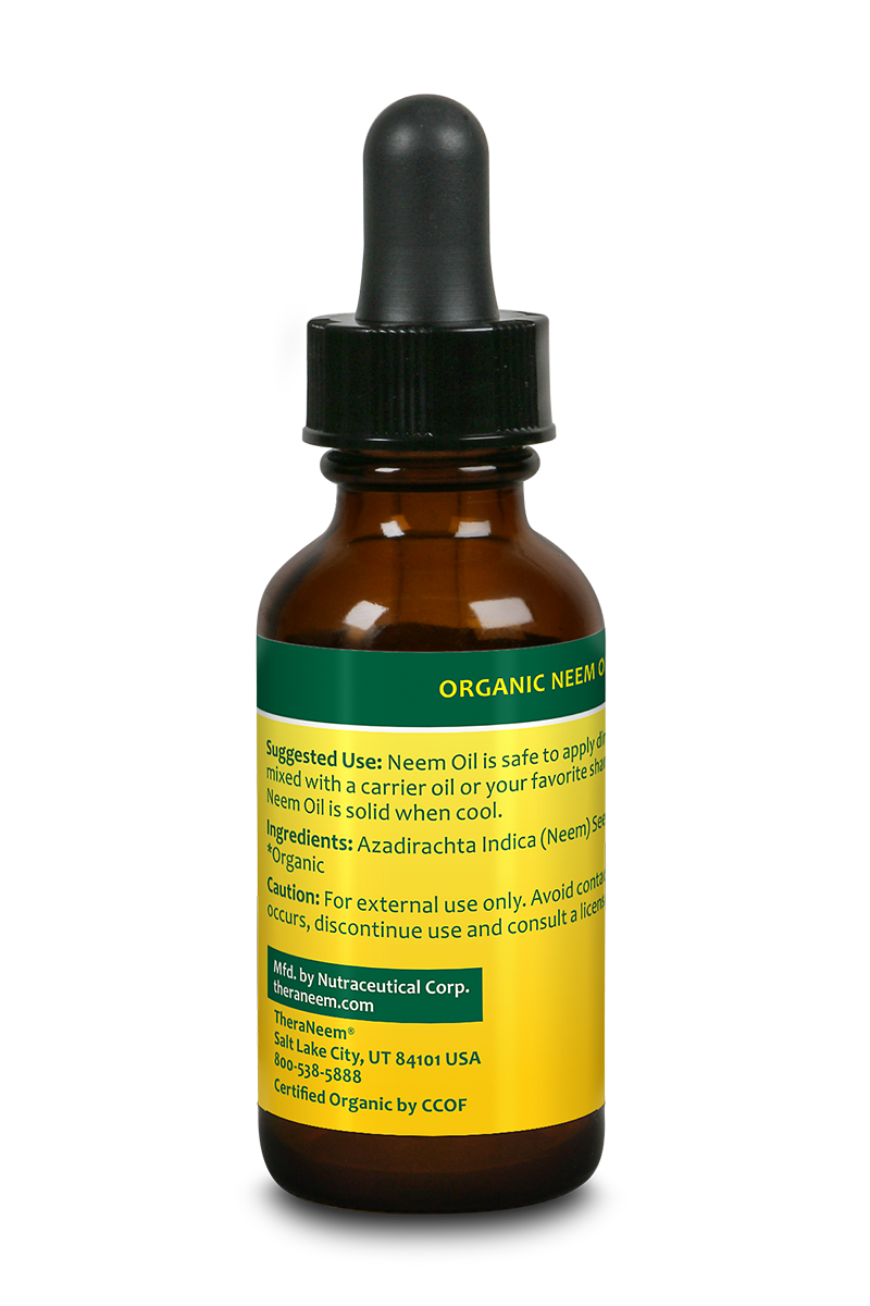 Neem Oil, Pure Cold Pressed