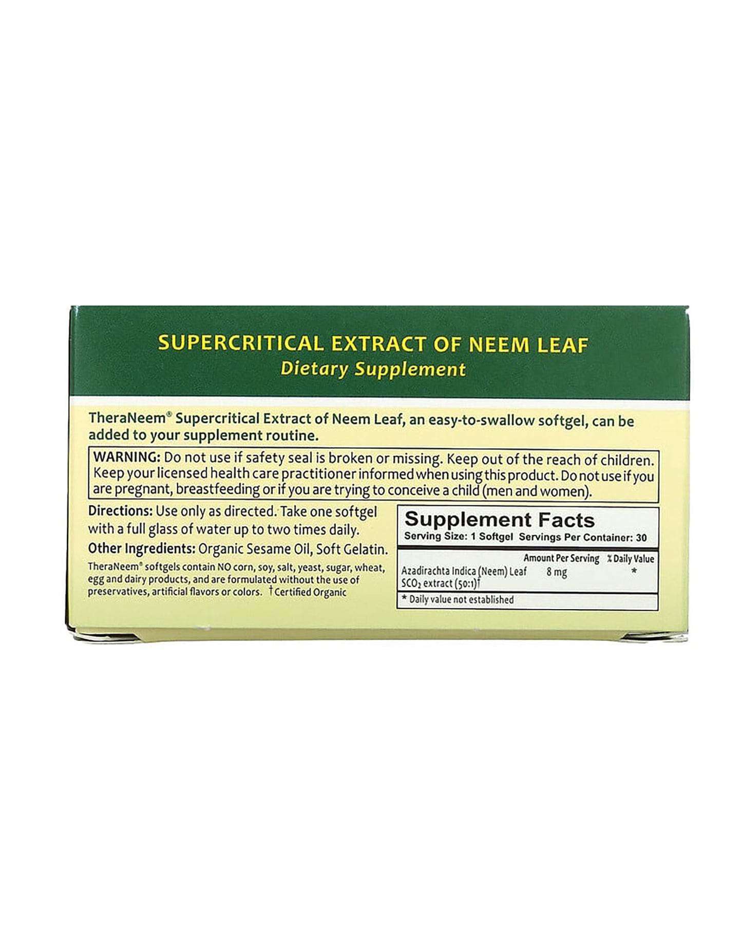 Supercritical Neem Leaf Extract